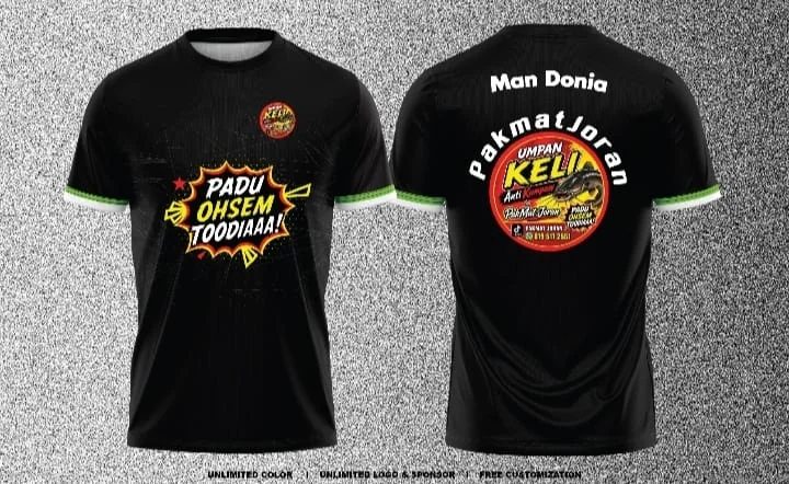 Custom T-shirt front and back design
