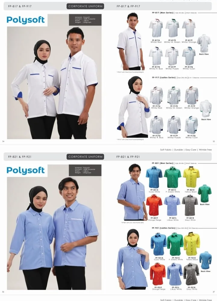 Polysort corporate uniform options